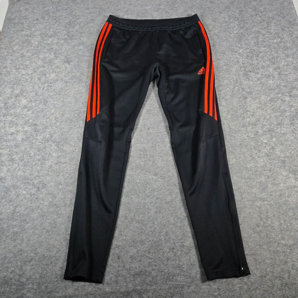 Adidas Mens Black Red Climacool Tiro Training Track Pants M